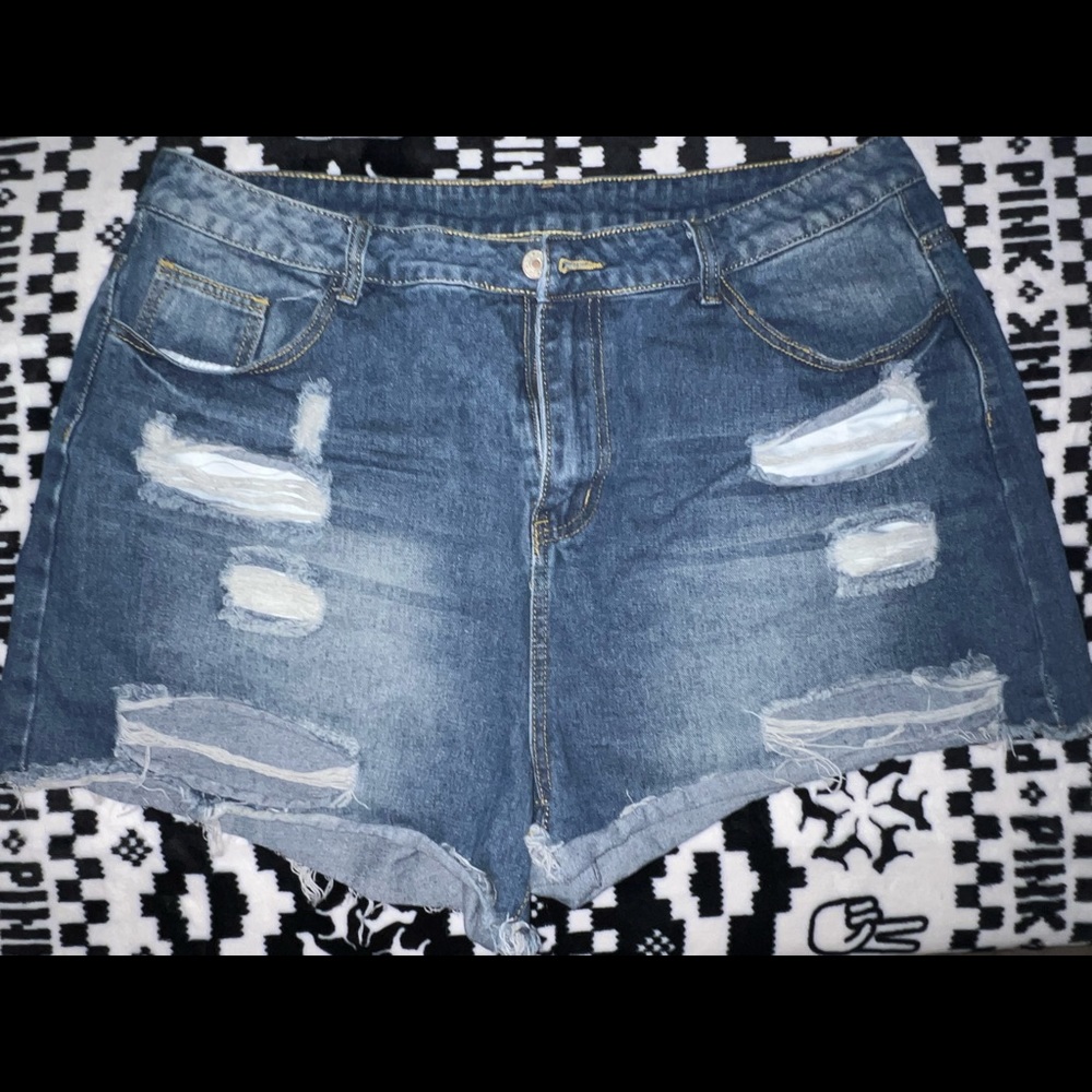 Denim shorts